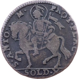 Italy, 10 Soldi 1792, DG, Piacenza