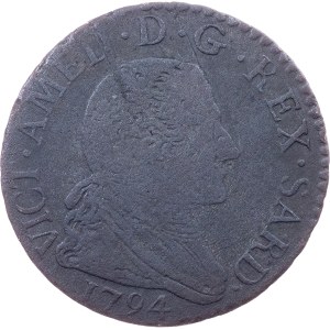 Italien, 10 Soldi 1794, Turin
