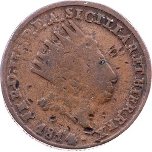 Italien, 2 Grani 1814, VB