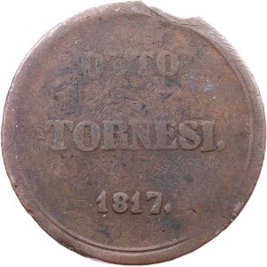 Italien, 8 Tornesi 1817
