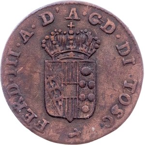 Italien, 1 Quattrino 1821, Florenz