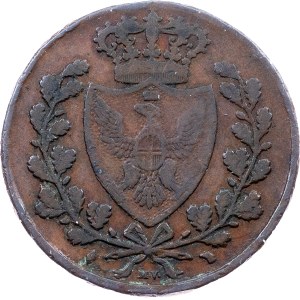 Italy, 5 Centesimi 1826, L, Turin