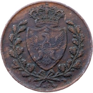Italy, 5 Centesimi 1826, L, Turin