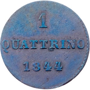 Italien, 1 Quattrino 1844