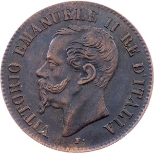 Italien, 2 Centesimi 1861, M, Mailand