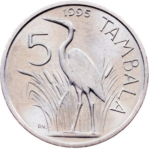 Malawi, 5 Tambala 1995, Llantrisant