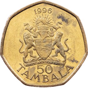 Malawi, 50 Tambala 1996, Llantrisant
