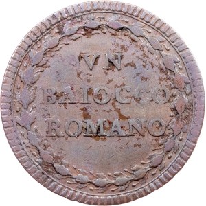 Papal States, 1 Baiocco 1760 (III), Rome