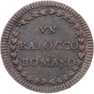 Kirchenstaat, 1 Baiocco 1785 (XI), Rom