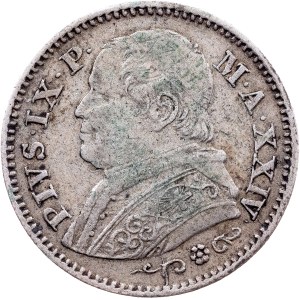 Kirchenstaat, 10 Soldi / 50 Centesimi 1869 (XXIV), R, Rom