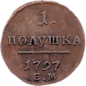 Russia, 1 Polushka 1797, EM, Ekaterinburg