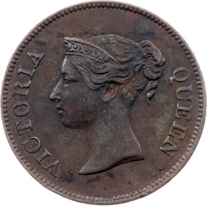 Insediamenti dello Stretto, 1/4 Cent 1845, Calcutta