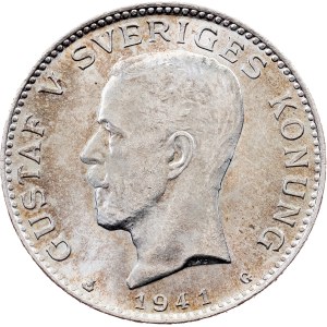 Sweden, 1 Krona 1941, AL G, Kungsholmen