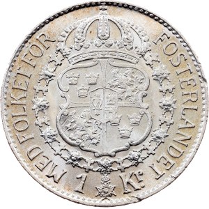 Sweden, 1 Krona 1941, AL G, Kungsholmen