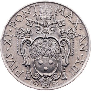 Vatican, 1 Lira 1934 (XIII), Rome