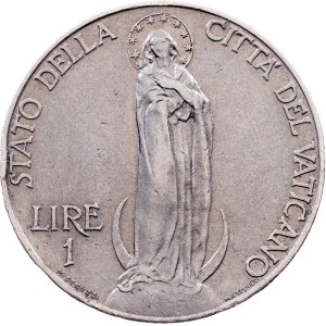 Vatican, 1 Lira 1934 (XIII), Rome