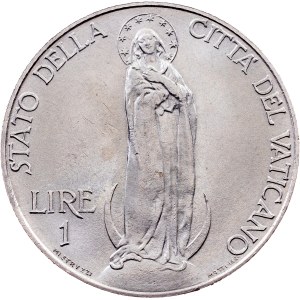 Vatican, 1 Lira 1936 (XV), Rome