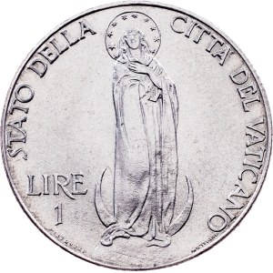 Vatican, 1 Lira 1940 (II), Rome