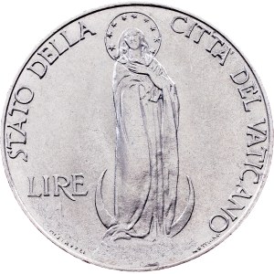 Vatikán, 1 lira 1941 (III), Řím
