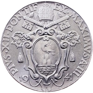 Vatican, 2 Lire 1941 (III), Rome