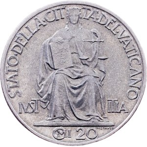 Vatican, 20 Centesimi 1942 (IV), Rome