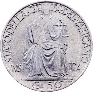 Vatican, 50 Centesimi 1942 (IV), Rome