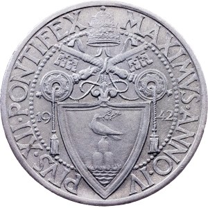 Vatican, 1 Lira 1942 (IV), Rome