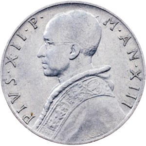 Vatican, 10 Lire 1951 (XIII), Rome
