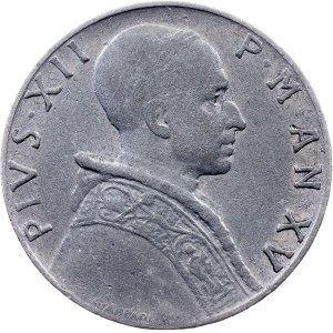 Vatican, 5 Lire 1953 (XV), Rome
