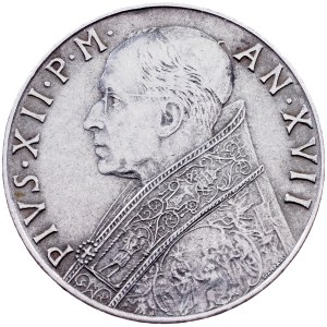 Vatican, 100 Lire 1955 (XVII), Rome