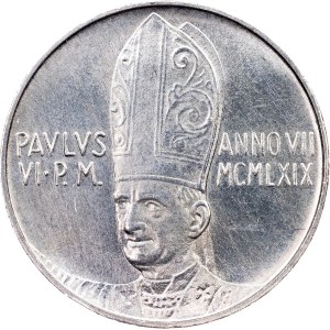 Vatican, 500 Lire 1969 (VII), Rome