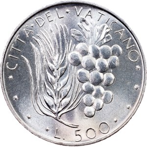 Vatican, 500 Lire 1970 (VIII), Rome