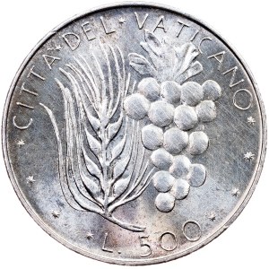 Vatican, 500 Lire 1970 (VIII), Rome