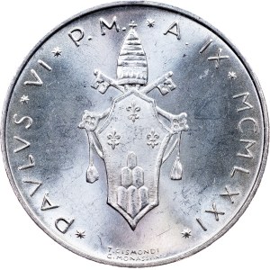 Vatican, 500 Lire 1971 (IX), Rome