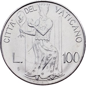 Vatican, 100 Lire 1979 (I), R, Rome