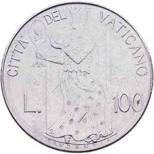 Vatican, 100 Lire 1980 (II), Rome