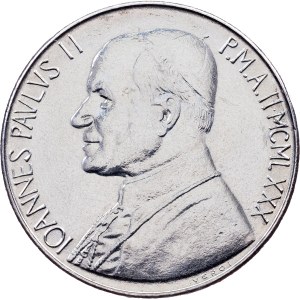 Vatican, 50 Lire 1980 (II), R, Rome