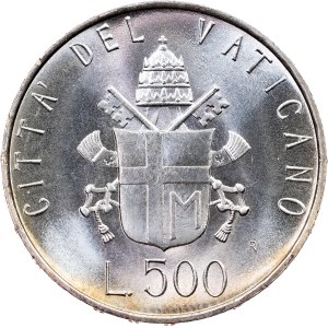 Vatican, 500 Lire 1981 (III), Rome
