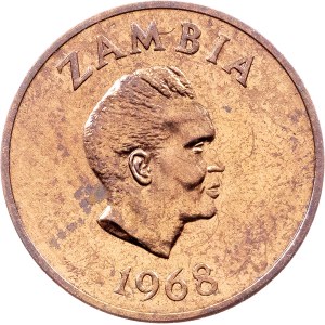 Zambia, 1 Ngwee 1968, London