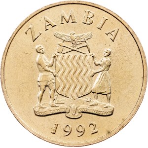 Zambia, 1 Kwacha 1992, Winnipeg