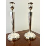 Pair of silver candlesticks 475 grams