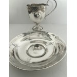 Silver goblet with plate