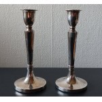PAIR OF CANDLESTICKS 281 GRAM 925 SILVER