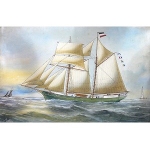 Ruben Chappel (1870 Goole – 1940 Par), Portret kapitański statku „Regina”