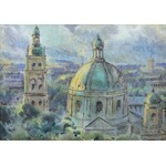 Adam Batycki (1886-1970), Panorama Lwowa (Widok na kościół Dominikanów)