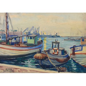 Antoni Wippel (1882 Mikuszowice-1969), Port w Gdyni