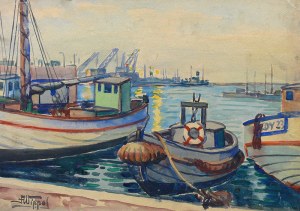 Antoni Wippel (1882 Mikuszowice-1969), Port w Gdyni