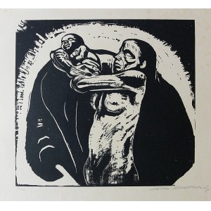 Käthe Kollwitz (1867 Królewiec - 1945 Moritzburg), Sieben Holzschnitte zum Krieg, 1921/22