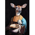 Lech Bator, Lady with a deer, 2016