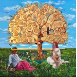 Magdalena Kępka, Summer under the golden tree from the series Romance with the Master, 2023